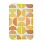 抽象芸術ミッドモダンセンチュリーサークル バスマット (正面縦)