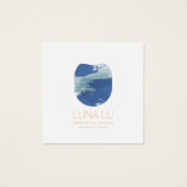 抽象芸術ミニマリストイヤリングジュエリー表示カード (正面)