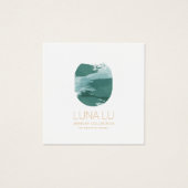 抽象芸術ミニマリストイヤリングジュエリー表示カード (正面)