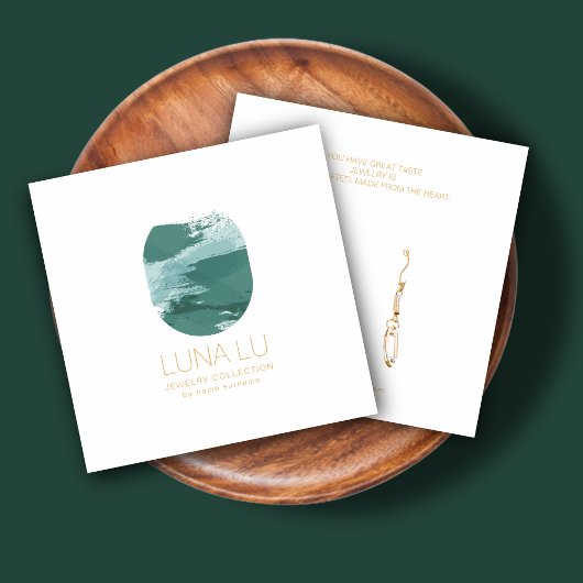 抽象芸術ミニマリストイヤリングジュエリー表示カード