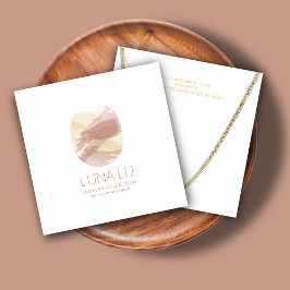 抽象芸術ミニマリストネックレスジュエリーディスプレイカード