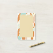 抽象芸術ミニマリストラブバレンタインハートブランチ ポストイット (デスク上)