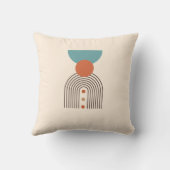 抽象芸術ミニマリストBoho美学ミニマル クッション (裏面)