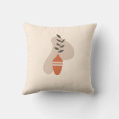 抽象芸術ミニマリストBoho美学ミニマル クッション (裏面)