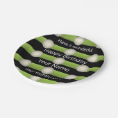 抽象芸術ミニマリスバウハウススカンジナビアスタイル ペーパープレート (アングル)