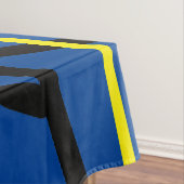 抽象芸術ミニマリズムブルーイエロー テーブルクロス (インサイチュ)