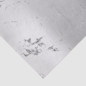 抽象芸術ミニマルシルバーグレーメタリックマーブルルクス 薄葉紙 (詳細)