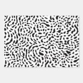 抽象芸術ミニマルデザインパターンラッピング紙 ラッピングペーパーシート (正面3)