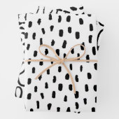 抽象芸術ミニマルデザインパターンラッピング紙 ラッピングペーパーシート (インサイチュ)