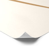 抽象芸術ミニマルハートラインアート/デコモダンア ポスター (角)