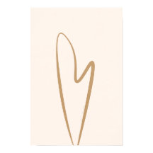 抽象芸術ミニマルハートラインアート/デコモダンア