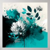 抽象芸術ミニマルパステルカラーズポスター ポスター (正面)