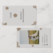 抽象芸術ミニマル名刺 名刺 (正面/裏面)