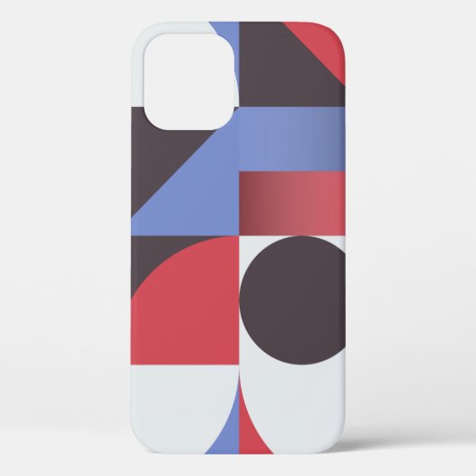 抽象芸術ミニマル幾何学的シームレスパターン Case-Mate iPhoneケース (裏面)