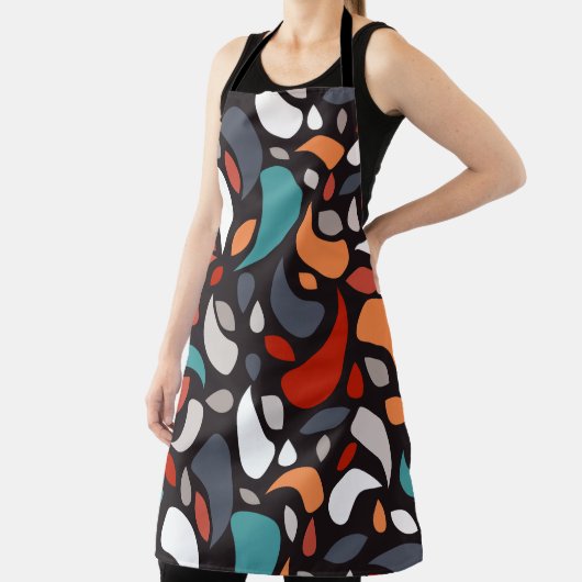 抽象芸術ミニマル形状 エプロン (インサイチュ)