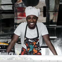 抽象芸術ミニマル形状 エプロン