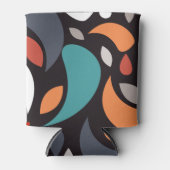 抽象芸術ミニマル形状 缶クーラー (正面)