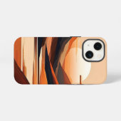 抽象芸術ミニマル景観 iPhoneケース (裏面横)
