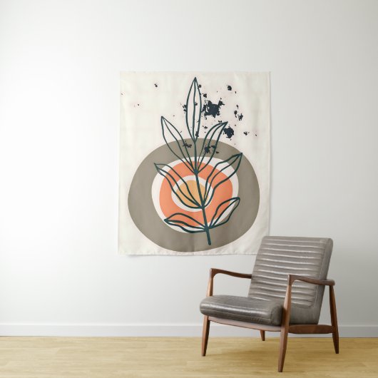 抽象芸術ミニマル タペストリー (インサイチュ)