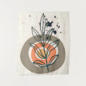 抽象芸術ミニマル タペストリー (正面)