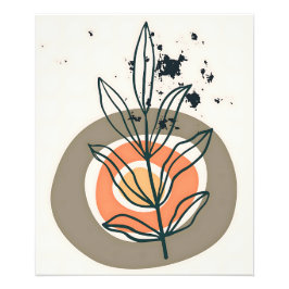 抽象芸術ミニマル フォトプリント           