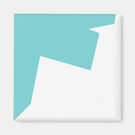 抽象芸術ミニマル マグネット (正面)