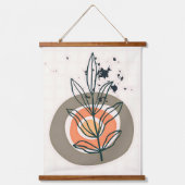 抽象芸術ミニマル 吊り下げ型タペストリー (正面)