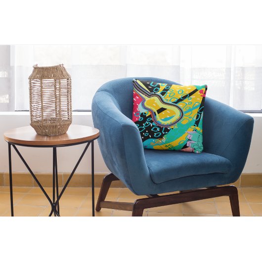 抽象芸術ミュージカルブレンド クッション