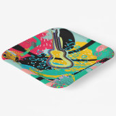抽象芸術ミュージカルブレンド ペーパープレート (傾斜あり)