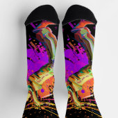 抽象芸術ミュージシャン遊ズトランペット ソックス (上部)