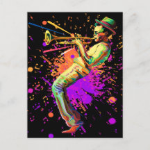 抽象芸術ミュージシャン遊ズトランペット
