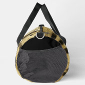 抽象芸術ミュージックノートとピアノ鍵 ダッフルバッグ (右)