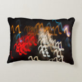 抽象芸術ミュージックノート:ライト《写真》ぼけ味背景 アクセントクッション (裏面)