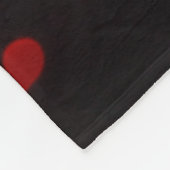 抽象芸術ミュージックノート：ライト《写真》ぼけ味背景 フリースブランケット (角)