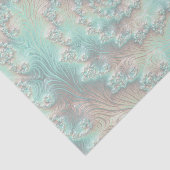 抽象芸術ミュートされたパステル勾配緩和曲線フラクタル 薄葉紙 (詳細)