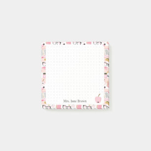 抽象芸術ミントと金ゴールドモダンポストイットのノート ポストイット