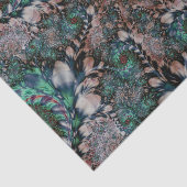 抽象芸術ミントグリーンフラクタル35背景 薄葉紙 (詳細)