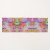 抽象芸術ミントサイケデリックミント ヨガマット (正面(横))