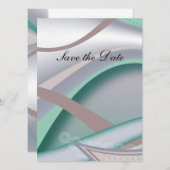 抽象芸術ミント セーブザデート (正面/裏面)