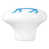 抽象芸術ムースセラミックノブ セラミックノブ (側面)