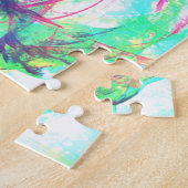 抽象芸術ムース写真パズル ジグソーパズル (側面)