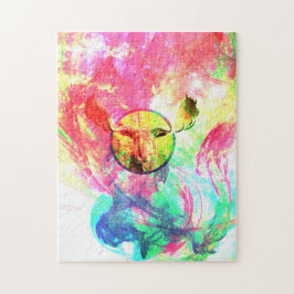 抽象芸術ムース写真パズル ジグソーパズル