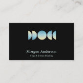 抽象芸術ムーンフェイズスピリチュアルエネルギヘイラー 名刺 (正面)