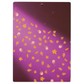 抽象芸術ムーンライト紅葉バラ クリップボード (裏面)