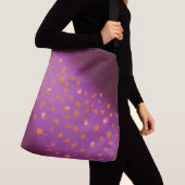 抽象芸術ムーンライト紅葉バラ クロスボディバッグ (クローズアップ)