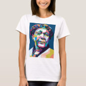 抽象芸術メアリーシーコールin WPAP Tシャツ (正面)