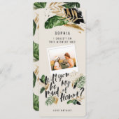 抽象芸術メイド・オブ・オーナー(花嫁付き添い人)写真 (正面/裏面)