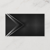抽象芸術メタリックテクスチャメッシュの背景 名刺 (裏面)