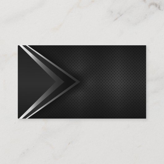 抽象芸術メタリックテクスチャメッシュの背景 名刺 (裏面)