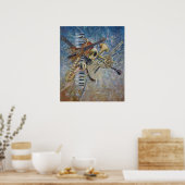 抽象芸術メロディプリント ポスター (キッチン)